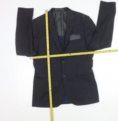 Mens UK Size 38 Marks and Spencer Regular Grey Suit Jacket