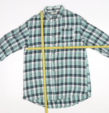 Brave Soul Womens Plaid Flannel Button-Up Shirt Size M Multicoloured