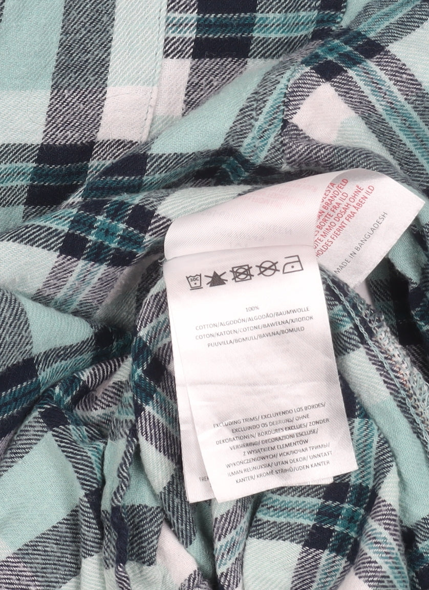 Brave Soul Womens Plaid Flannel Button-Up Shirt Size M Multicoloured
