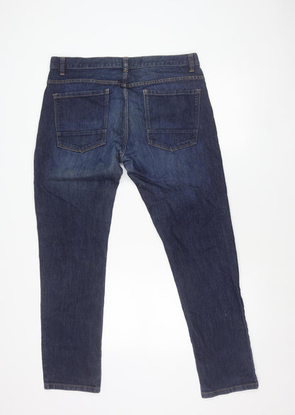 Next Teens Blue Slim Fit Jeans 24R Waist 24in Straight Leg