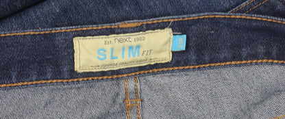 Next Teens Blue Slim Fit Jeans 24R Waist 24in Straight Leg