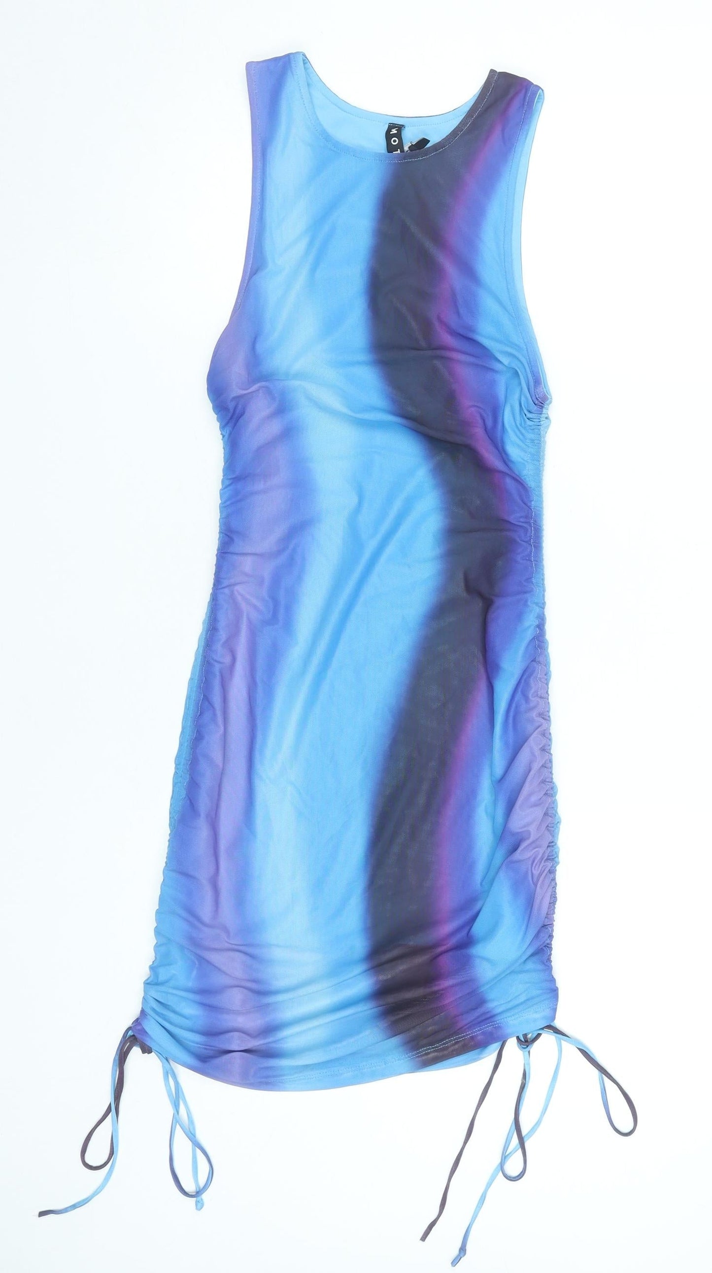 Motel Womens Mini Bodycon Dress Multicoloured S Polyester Party