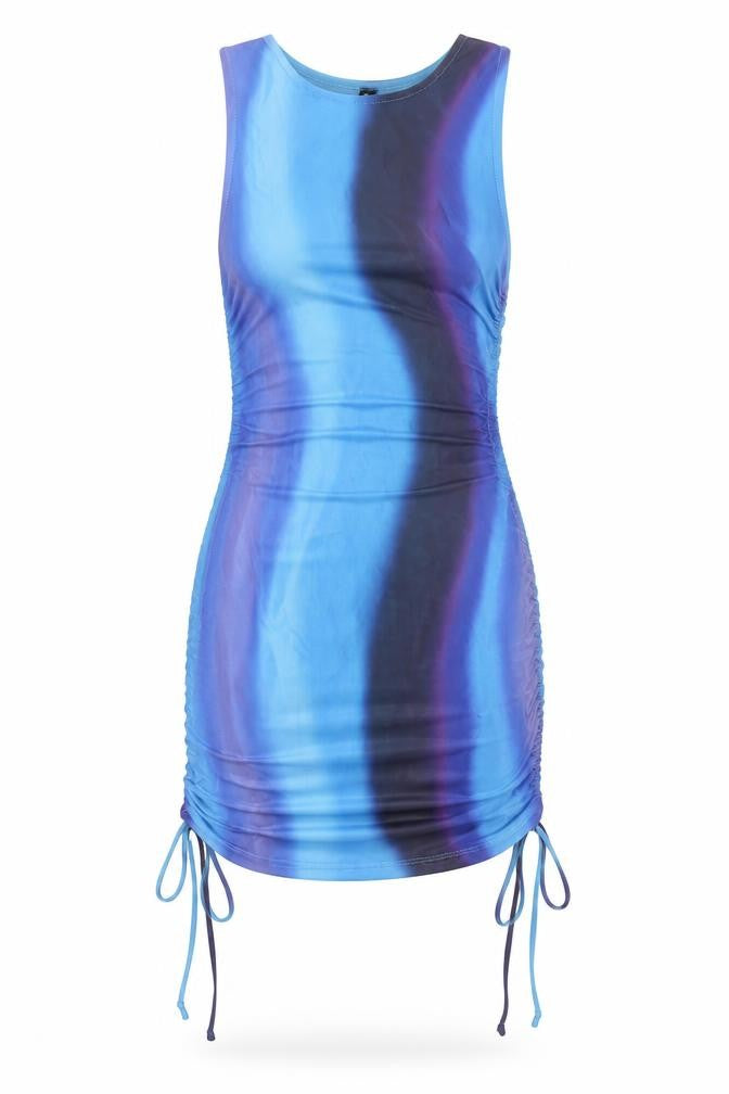 Motel Womens Mini Bodycon Dress Multicoloured S Polyester Party
