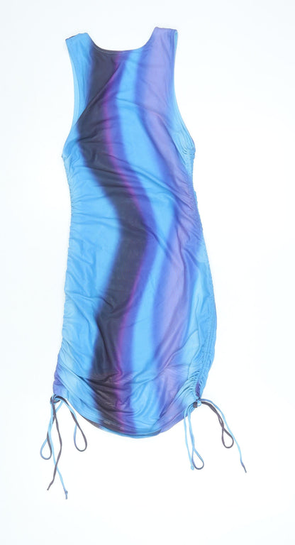 Motel Womens Mini Bodycon Dress Multicoloured S Polyester Party