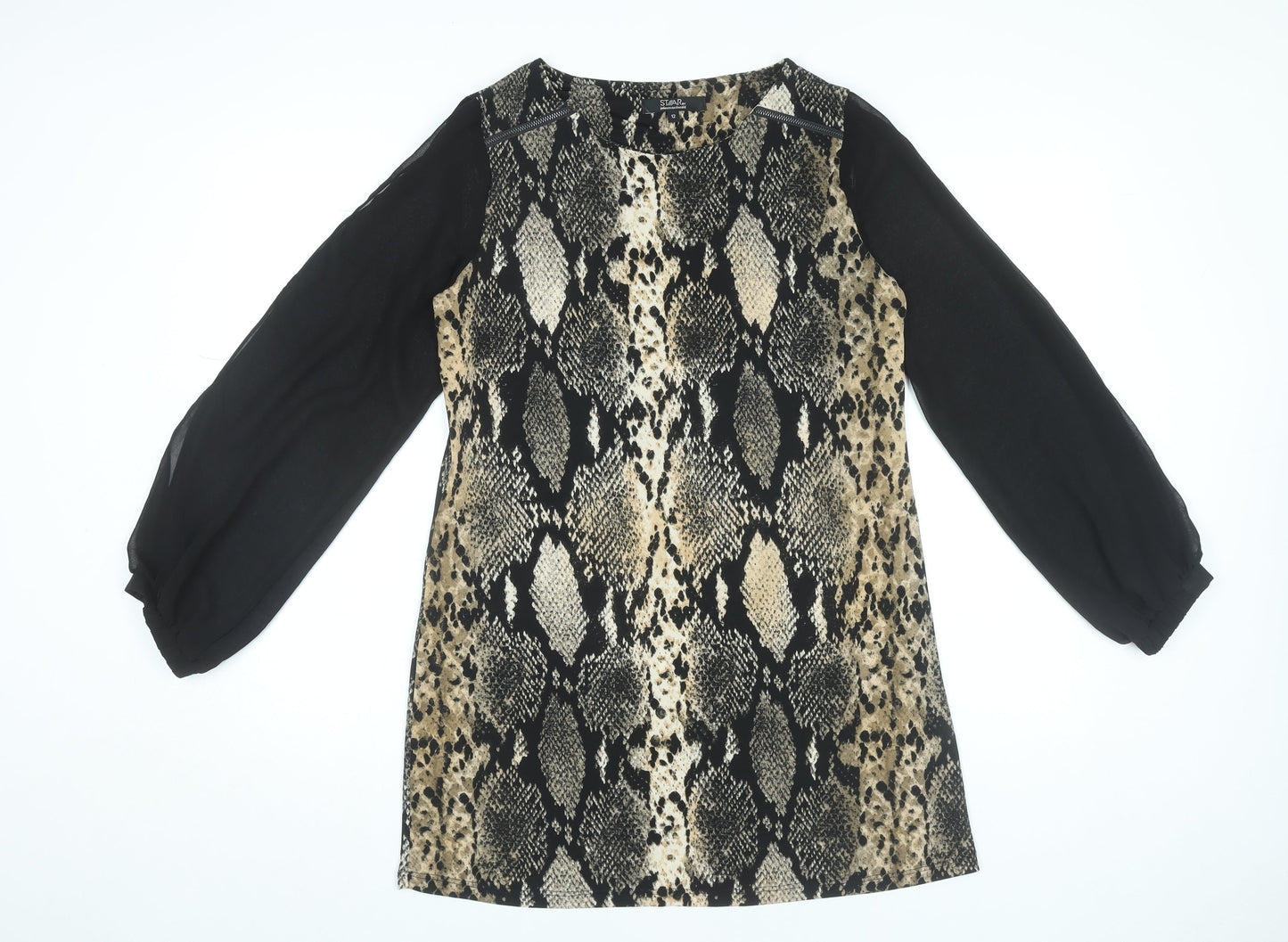 Star by Julien Macdonald Women’s Snake Print Shift Dress Size 12