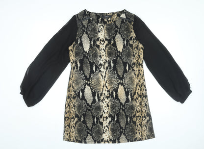 Star by Julien Macdonald Women’s Snake Print Shift Dress Size 12