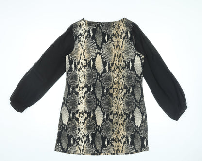Star by Julien Macdonald Women’s Snake Print Shift Dress Size 12