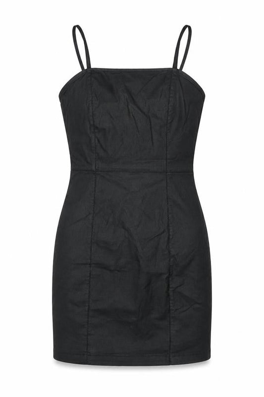 Denim Co Women’s Black Bodycon Dress Size 8 Short Strappy Stretch