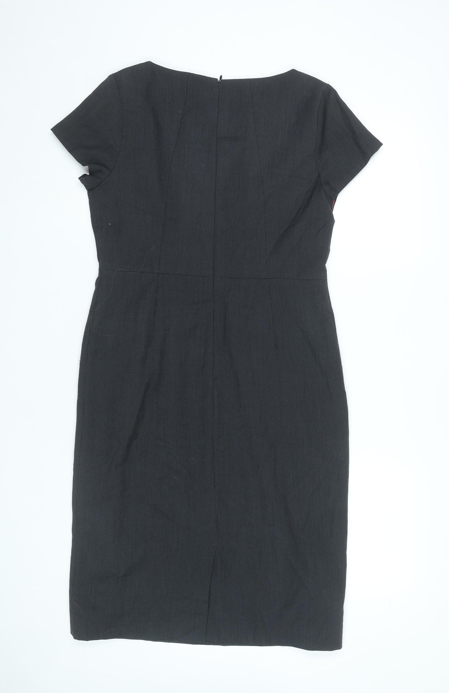 Planet Women’s Black Sheath Dress Size 10 Short Sleeve Workwear