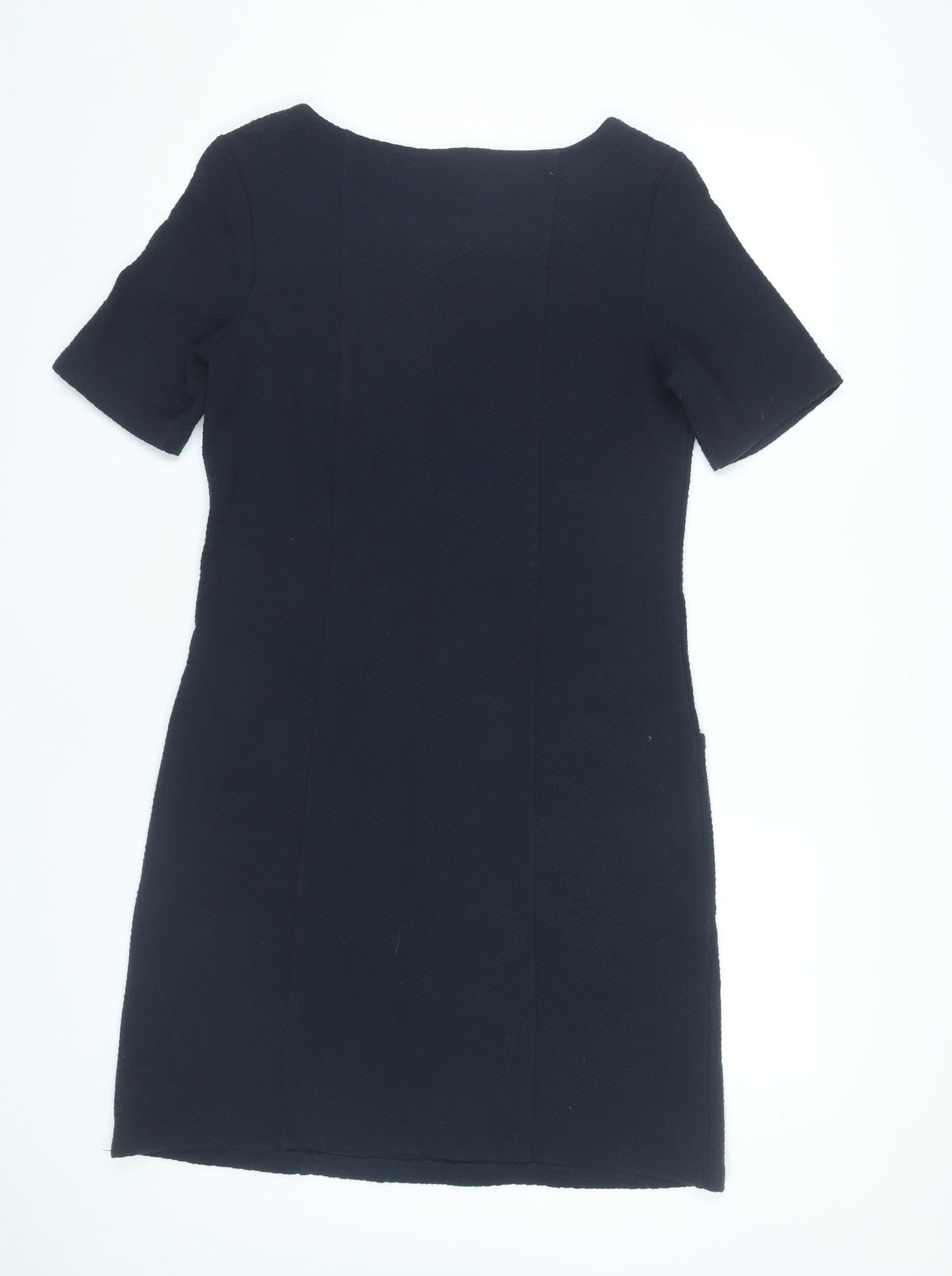 White Stuff Women’s Black Shift Dress Size 10 Knee Length Workwear