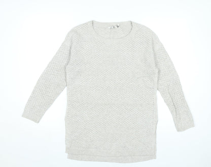Womens UK Size 12 FatFace Beige Tunic Jumper