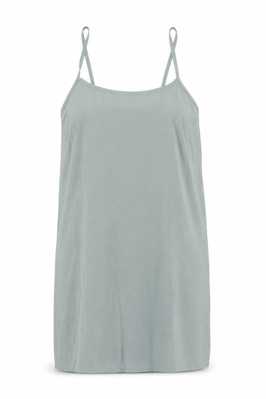 Topshop Women’s Grey Petite Size 8 Slip Dress Sleeveless Scoop Neck