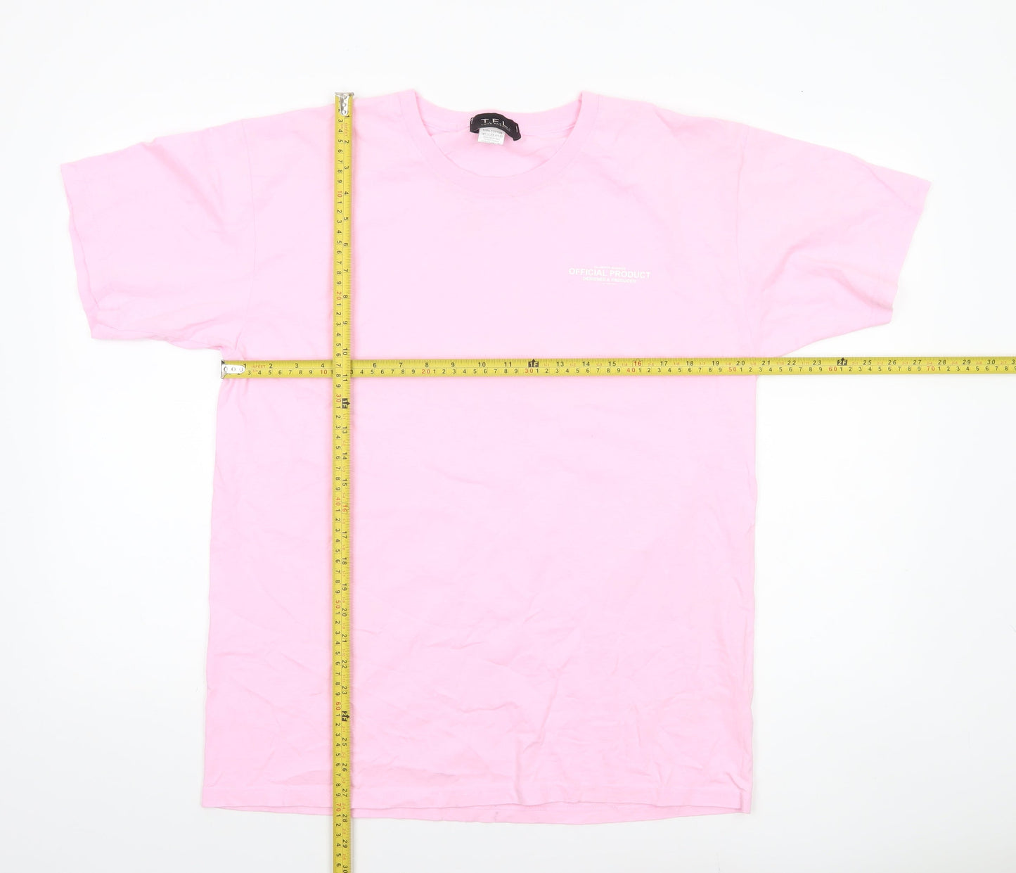 T.F.L Men’s Pink Limited Edition Graphic T-Shirt Size S