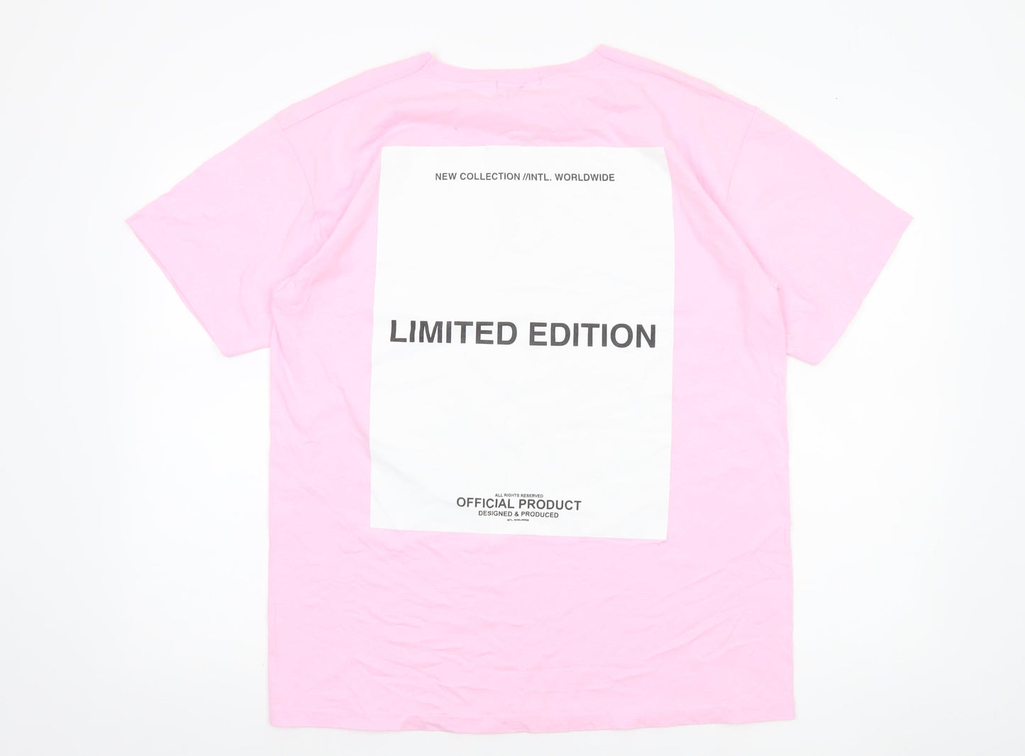T.F.L Men’s Pink Limited Edition Graphic T-Shirt Size S