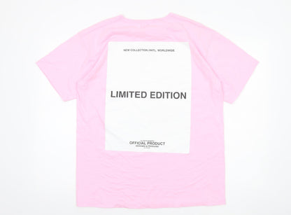 T.F.L Men’s Pink Limited Edition Graphic T-Shirt Size S
