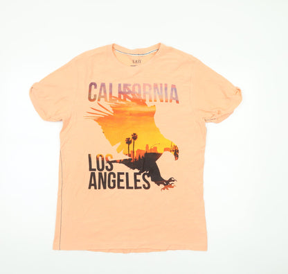 Mens UK Size M Easy Orange  T-Shirt