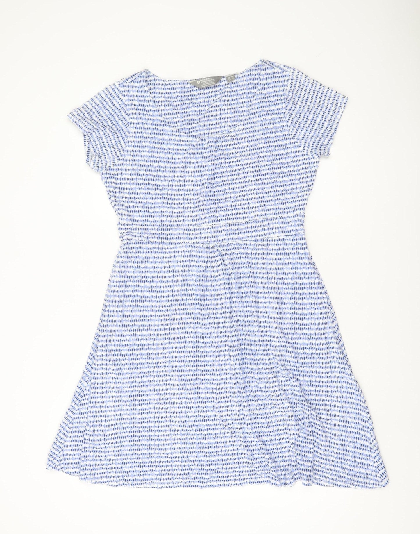 Mountain Warehouse Women’s Blue Fit & Flare Knee Length Dress Size 14