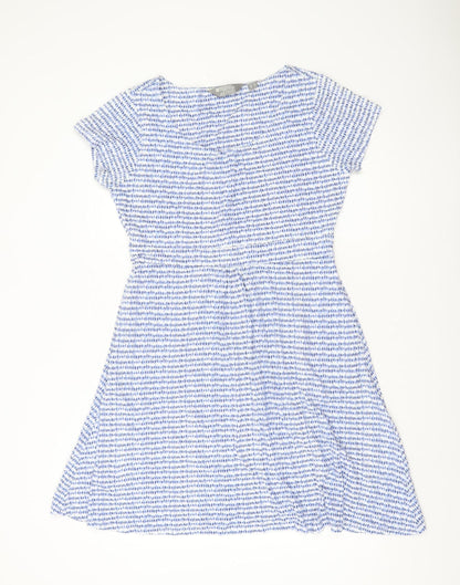 Mountain Warehouse Women’s Blue Fit & Flare Knee Length Dress Size 14