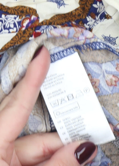 H&M Divided Women’s Multicoloured Size 10 Boho Geometric Shift Dress