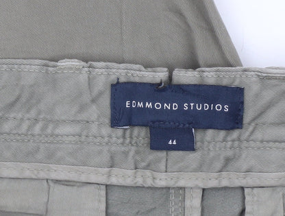 Edmond Studios Womens Beige Chino Trousers Size 16 Regular Fit