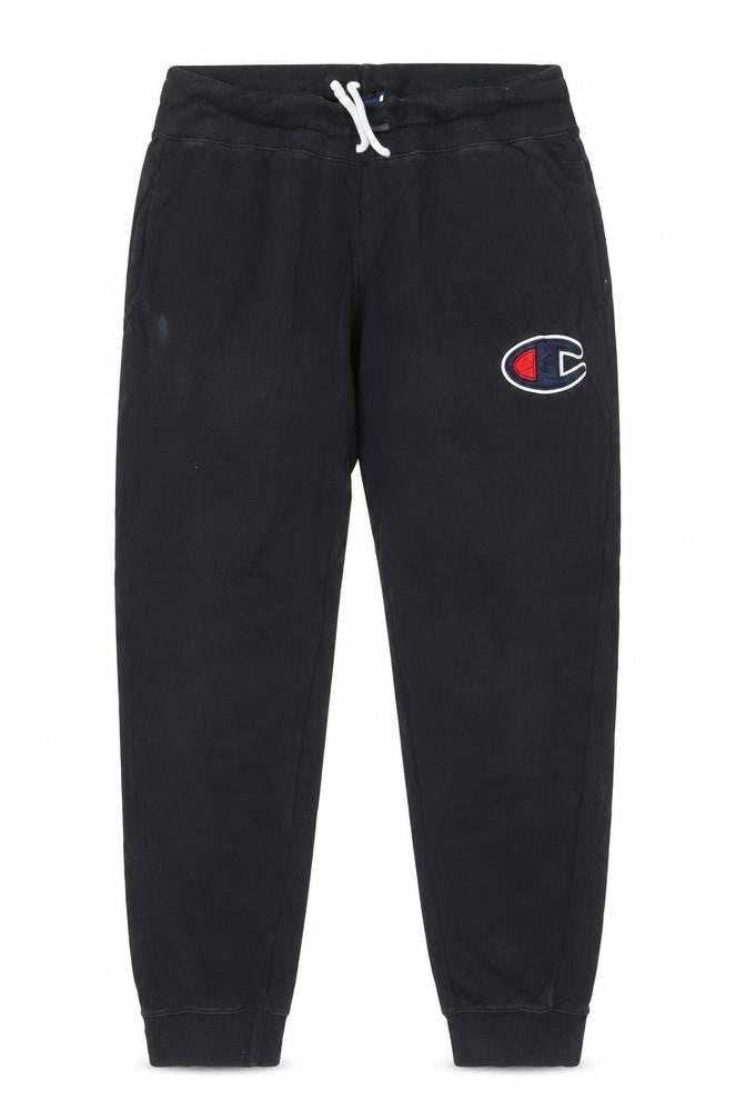Mens UK Size L Champion Regular Fit Jogger Black Trousers