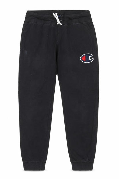 Mens UK Size L Champion Regular Fit Jogger Black Trousers