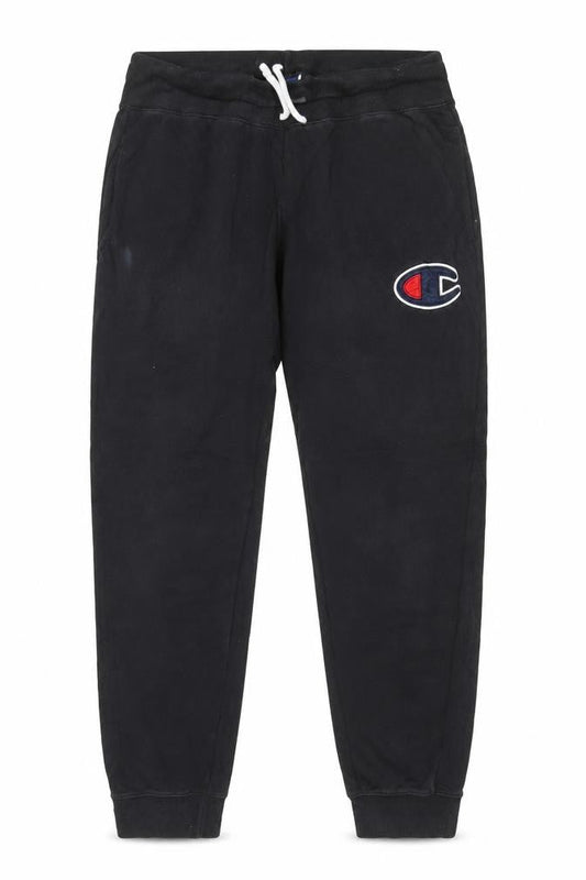 Mens UK Size L Champion Regular Fit Jogger Black Trousers