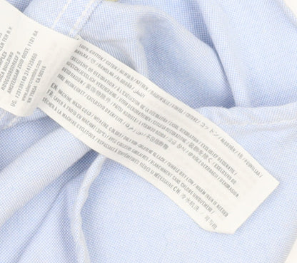 Abercrombie & Fitch Men’s Blue M Button-Down Short Sleeve Shirt