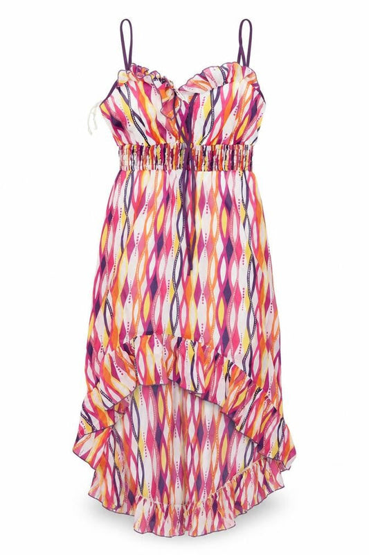 Teeze Me Women’s Multicoloured Size 8 Hi-Low Slip Dress