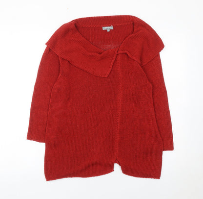 Marks and Spencer Women’s Red Cotton Knit Cardigan L