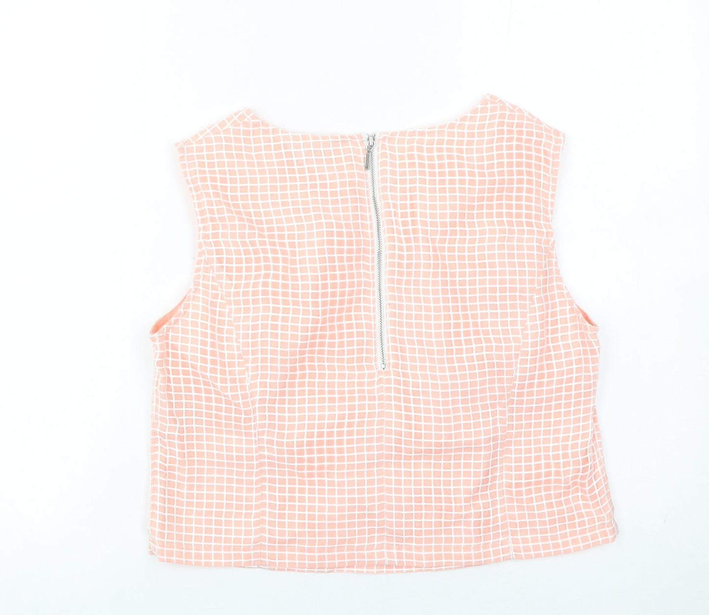 Marks and Spencer Womens Pink Petite Blouse UK 10 Sleeveless