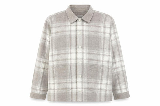 FW Bridge Womens Beige Check Jacket 2XL Plus Long Sleeve Casual