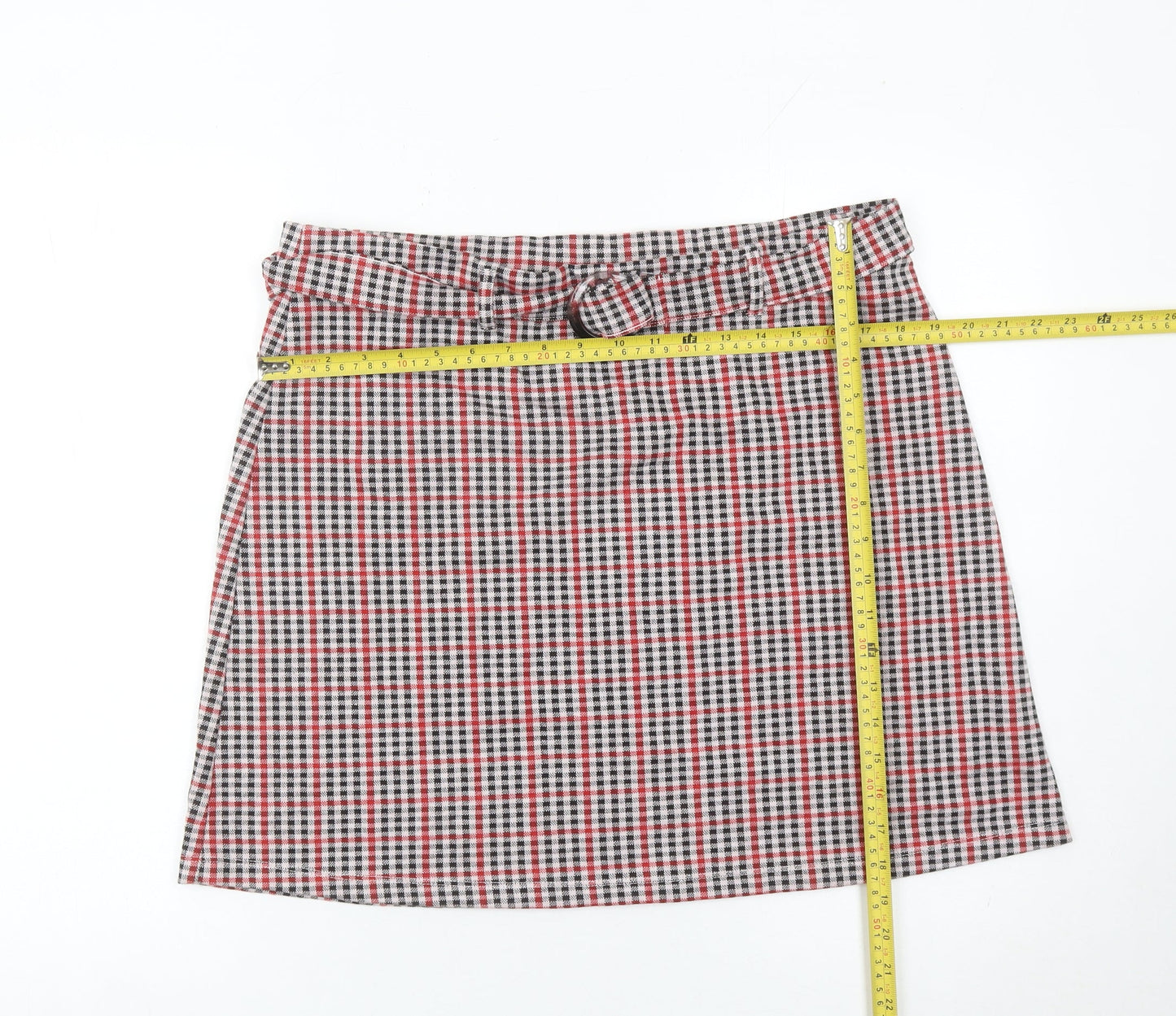 Very Women’s Multicoloured Check A-Line Knee Length Skirt Size 18