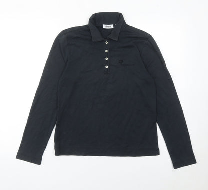 Ashworth Men’s Black Long Sleeve Golf Polo Shirt Size S