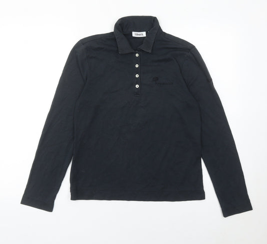 Ashworth Men’s Black Long Sleeve Golf Polo Shirt Size S