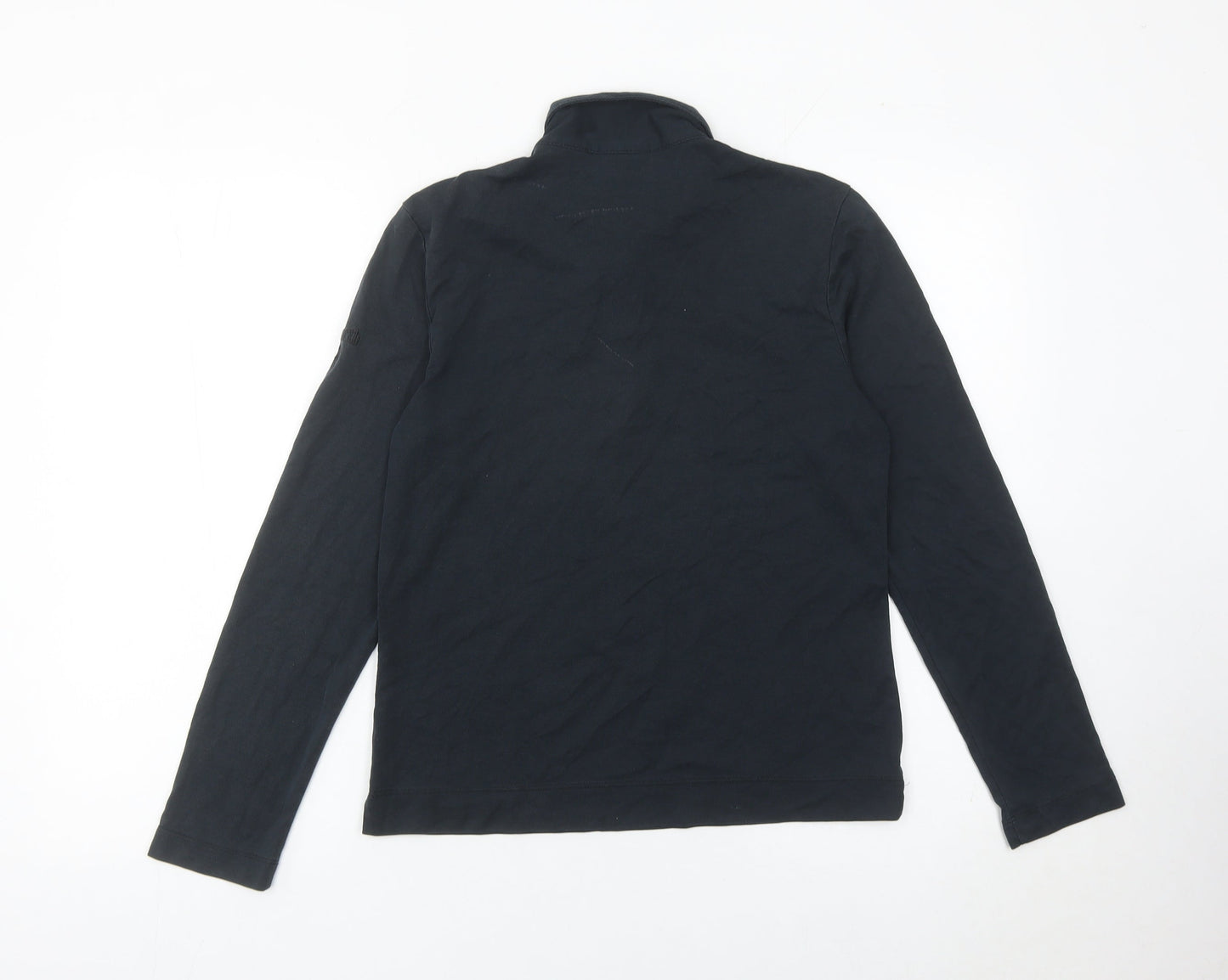 Ashworth Men’s Black Long Sleeve Golf Polo Shirt Size S