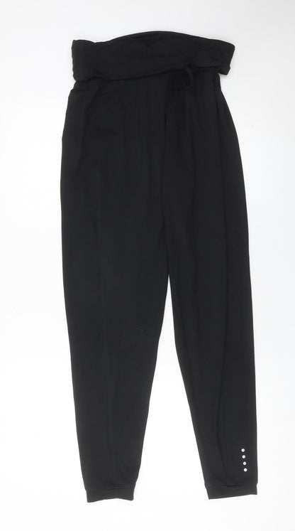 Matalan Women’s Black Jogger Trousers Size S Elastic Waist Activewear