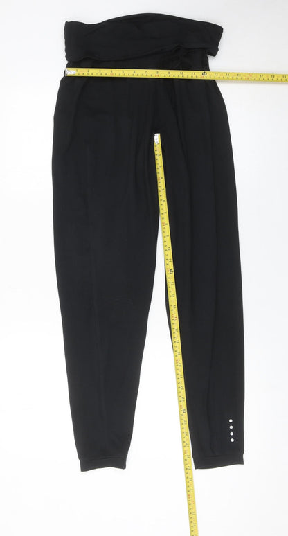 Matalan Women’s Black Jogger Trousers Size S Elastic Waist Activewear