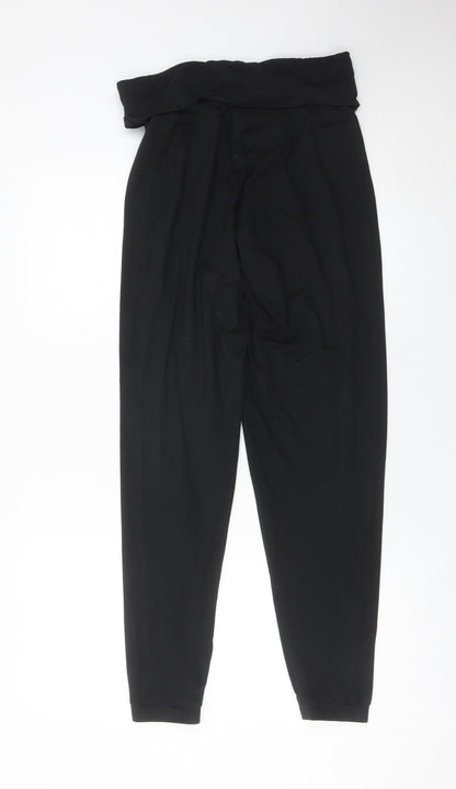 Matalan Women’s Black Jogger Trousers Size S Elastic Waist Activewear