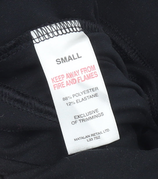 Matalan Women’s Black Jogger Trousers Size S Elastic Waist Activewear