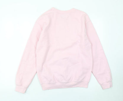 Rock On Ruby Womens Pink WonderWomum Sweatshirt M Cotton