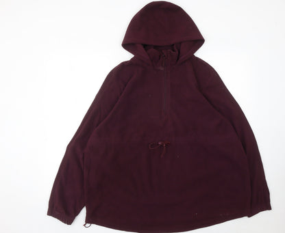 Womens UK Size 16 Mountain Warehouse Red Pullover Hoodie