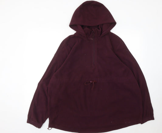 Womens UK Size 16 Mountain Warehouse Red Pullover Hoodie