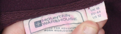 Womens UK Size 16 Mountain Warehouse Red Pullover Hoodie