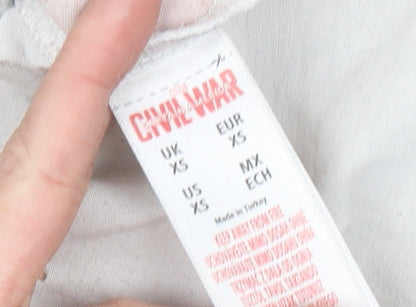 Marvel Men’s XS Multicoloured Graphic T-Shirt Captain America Iron Man