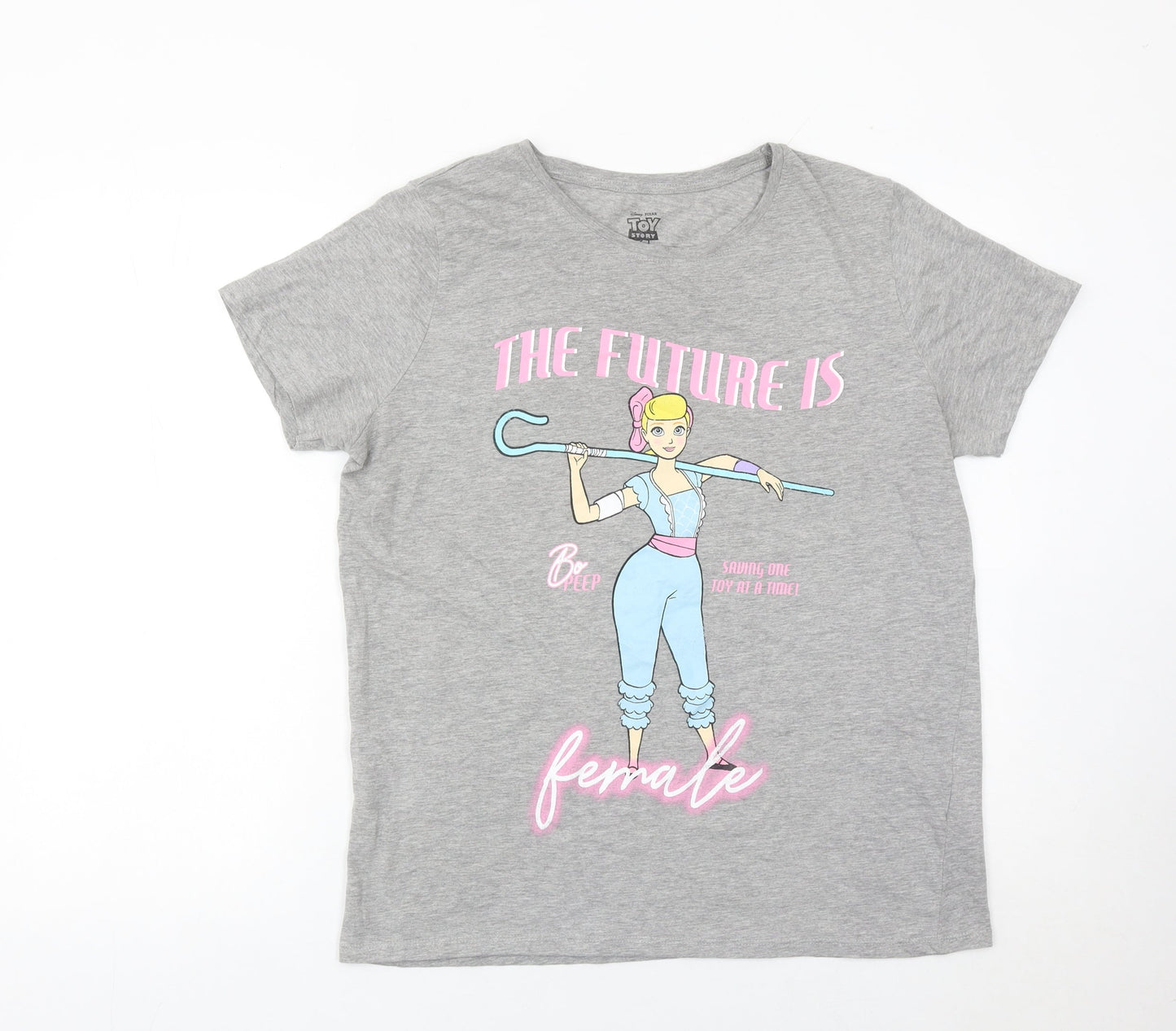 Disney Pixar Toy Story Bo Peep Grey T-Shirt Women’s Size 18