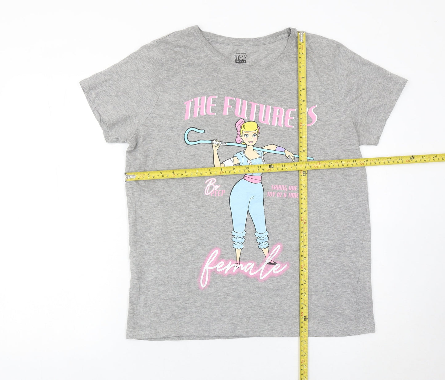Disney Pixar Toy Story Bo Peep Grey T-Shirt Women’s Size 18