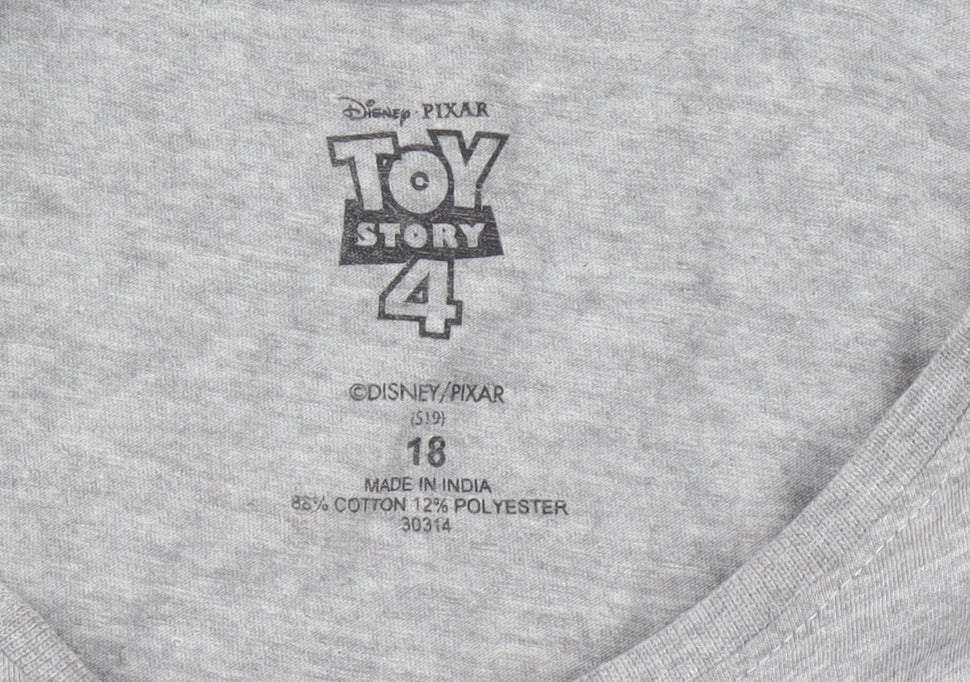 Disney Pixar Toy Story Bo Peep Grey T-Shirt Women’s Size 18