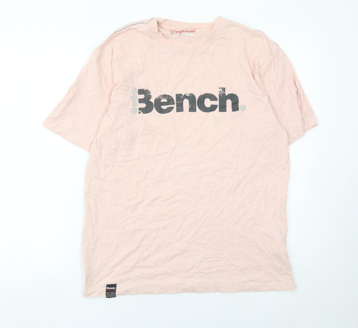 Mens UK Size M Bench Pink  T-Shirt