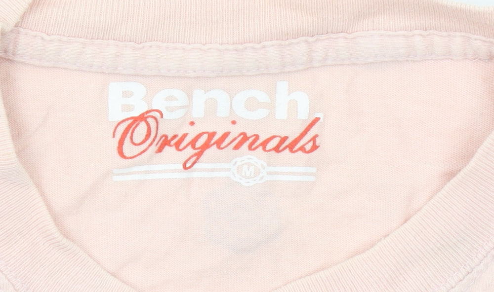 Mens UK Size M Bench Pink  T-Shirt